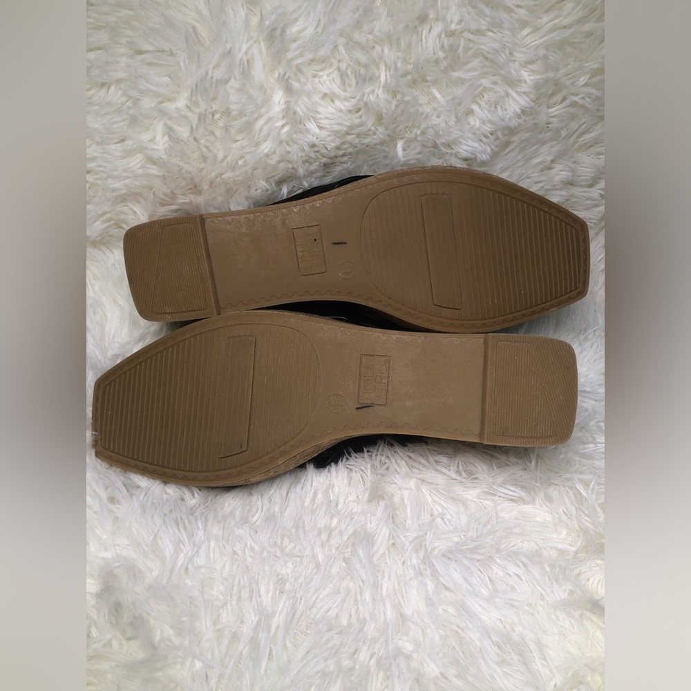 Black Twist-Knot Slide Wedges size 9 NWT - Picture 13 of 16